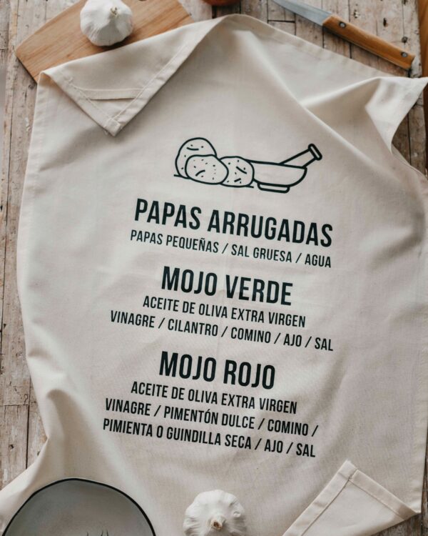 Paño de cocina XL Receta Mojos - Imagen 3