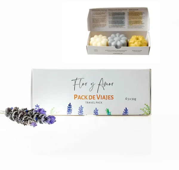 pack de viaje – flor y amor