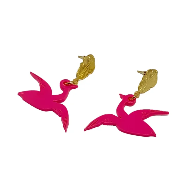 pendientes aves leonora