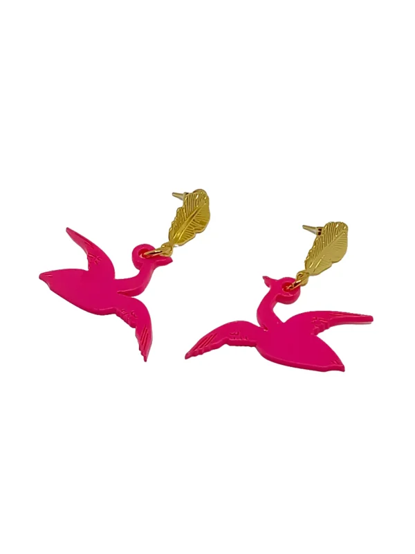 pendientes aves leonora