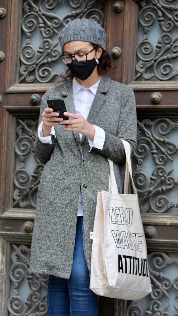 Bolsa de Compra Grande Zero Waste Attitude - Imagen 4